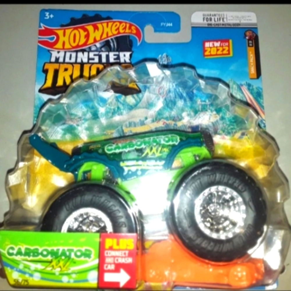 Hot Wheels Monster Trucks Carbonator Car Set '22